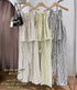 Women Stripes Drawstring Tie Tops With Trousers sets